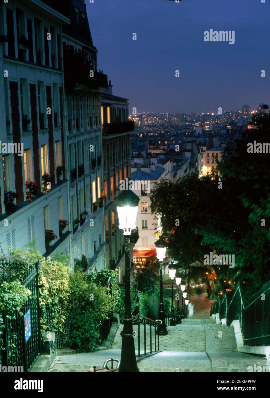 Rue Ronsard von Montmartre, Paris Stockfoto