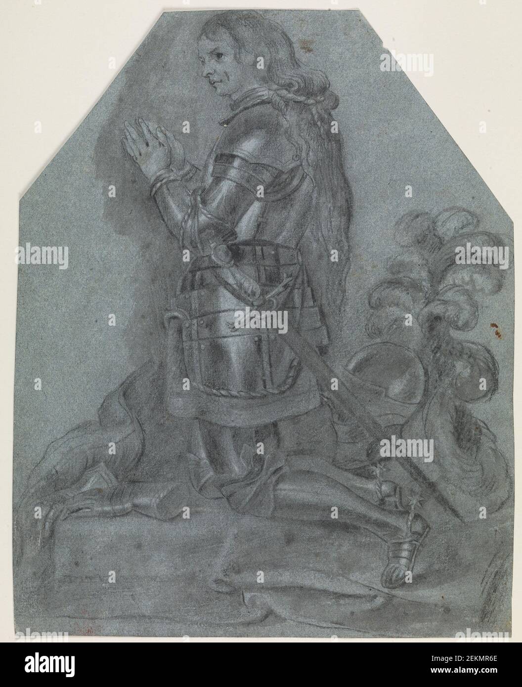 Unbekannt (-); Peter Paul Rubens (1577-1640), Jeanne d'Arc, 1620 - 1640 Stockfoto