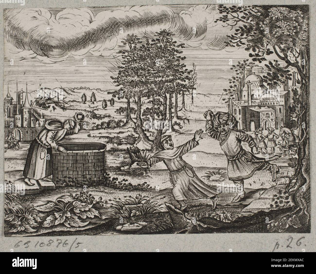 J. Muller (1700-1700), Illustration Til Adam Olearius, 'Persisches Rosenthal eines bedeutungsvollen Dichters Schich Saadi [...]', Schleswig 1660, 1660 Stockfoto