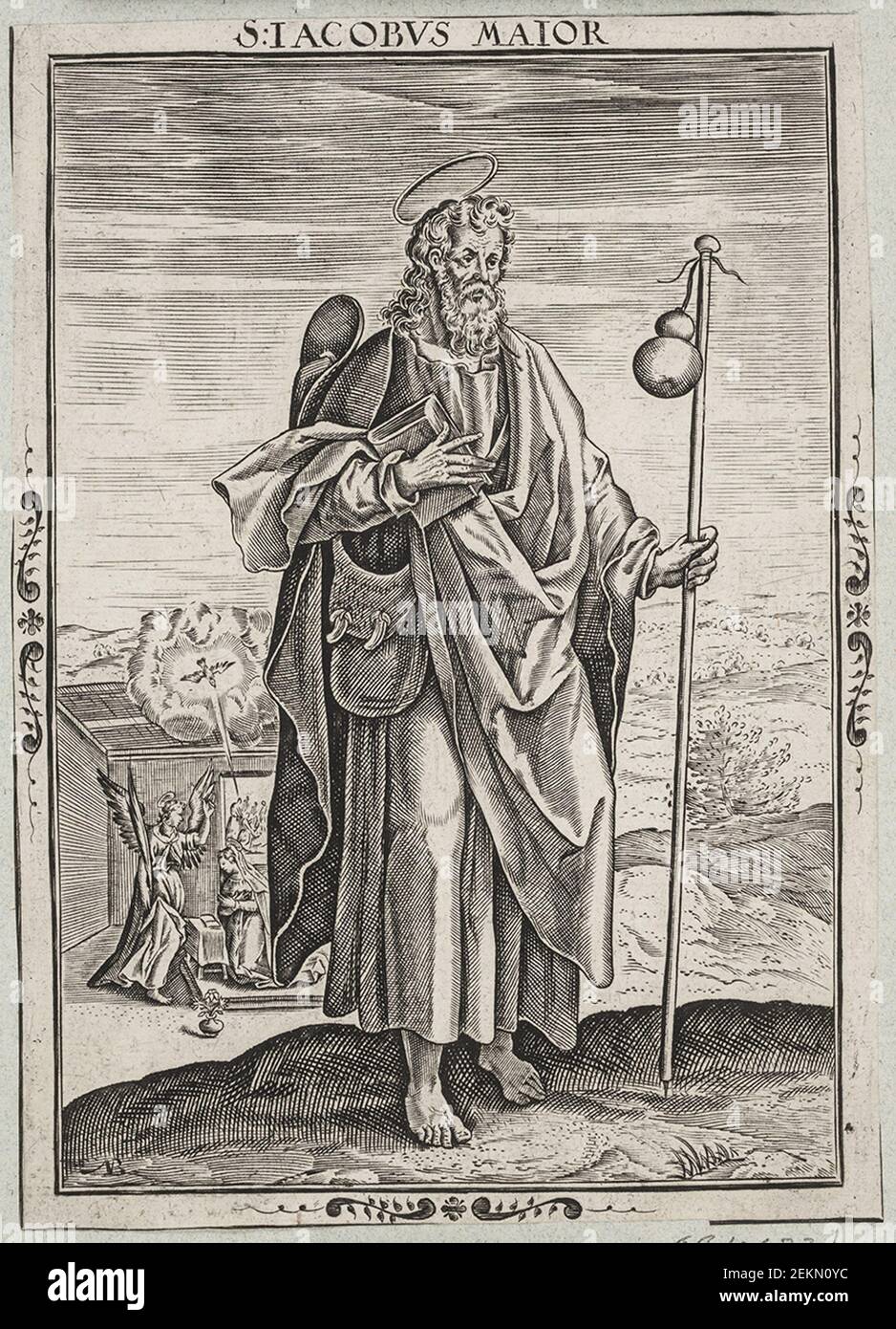 Nicolaes de Bruun (1571-1656), Sankt Jakob der Ältere, UM 1600 Stockfoto