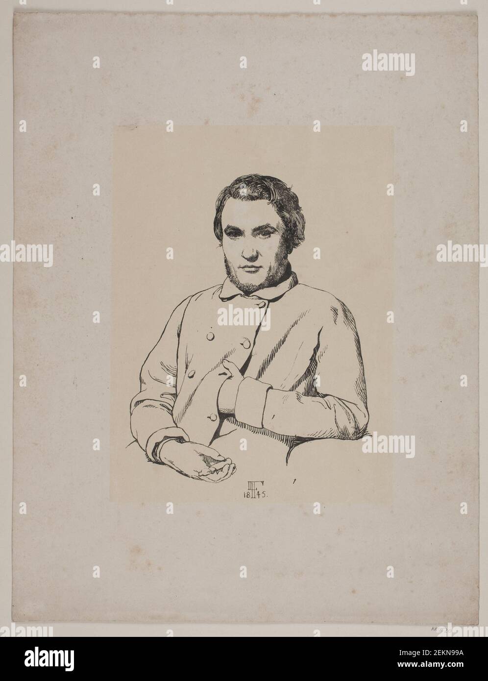 Lorenz Froelich (1820-1908), J. Th. Lundbye, 1845 Stockfoto