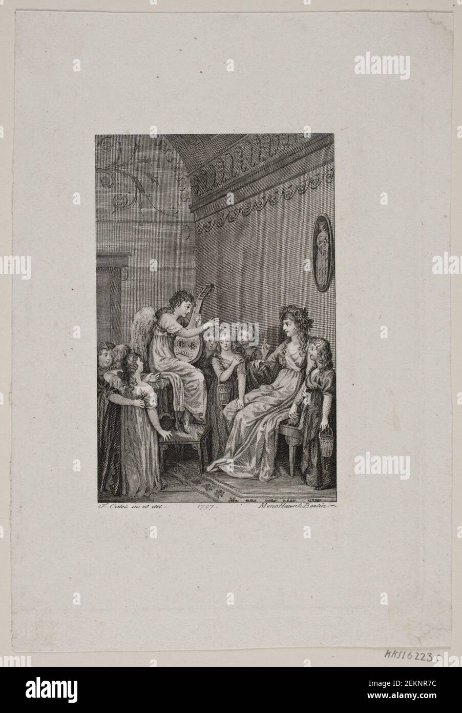 Meno Haas (1752-1833); Franz Ludwig Catel (1778-1856), Illustration, 1797 Stockfoto