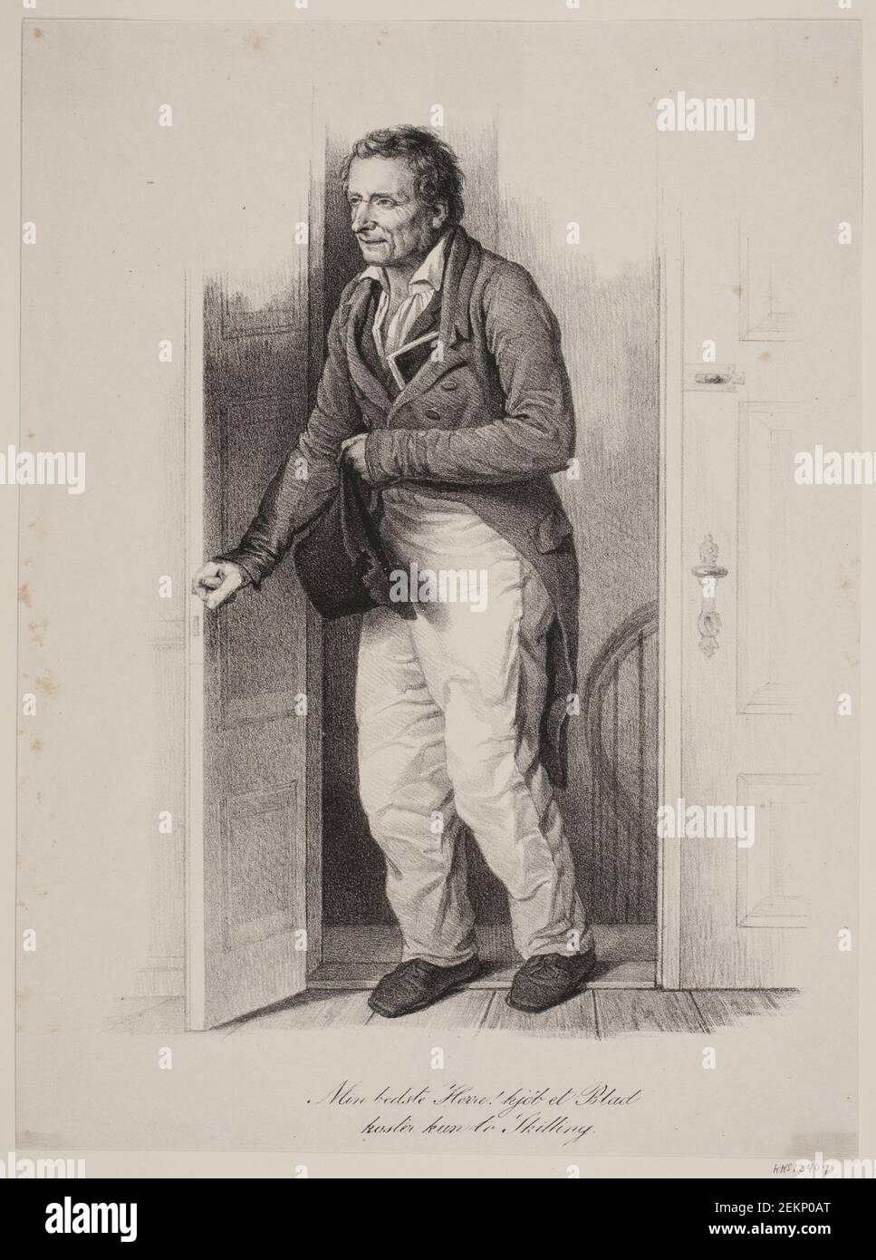 Emil Baerentzen (1799-1868); , J.P. Toender, 1833 Stockfoto