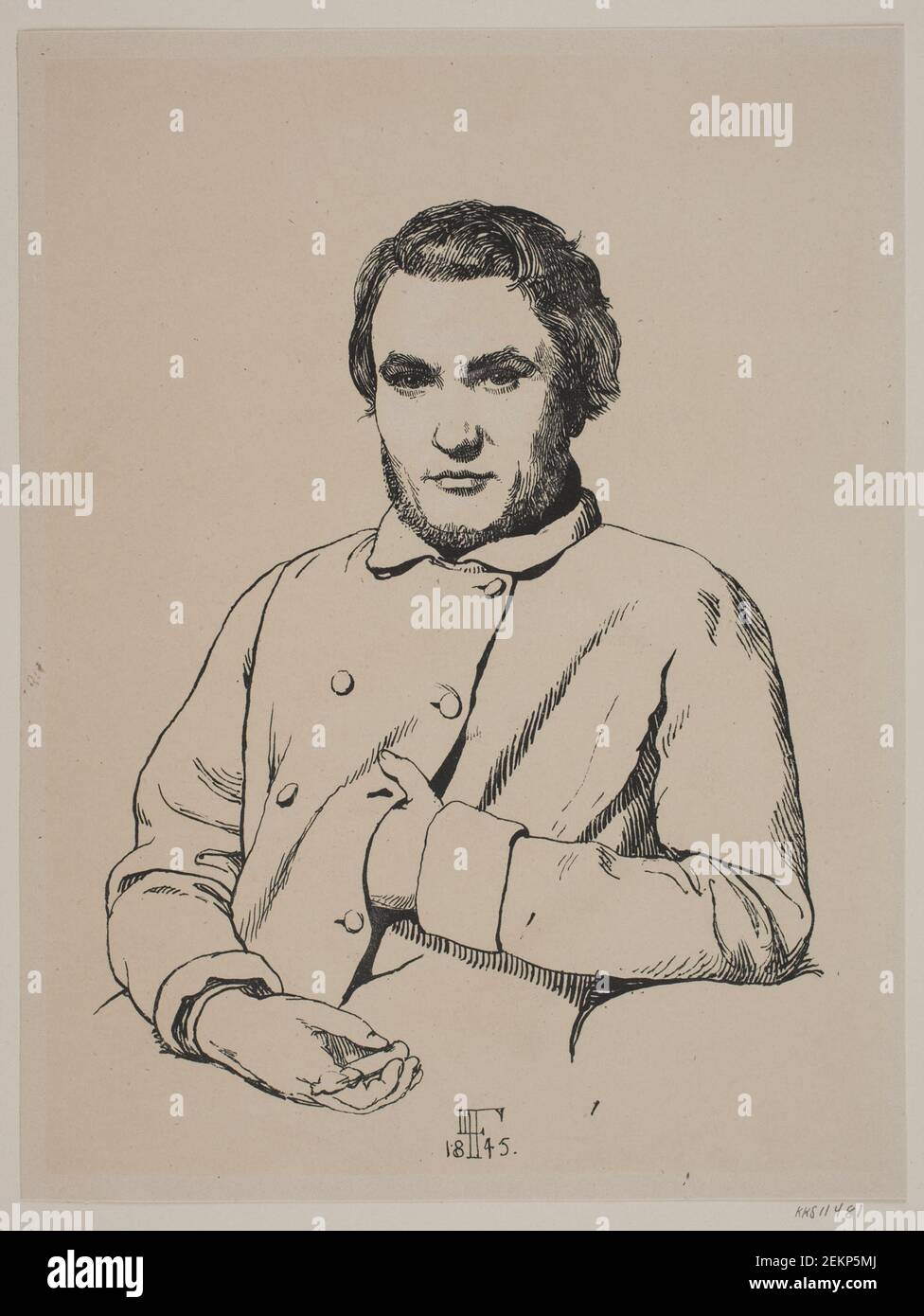 Lorenz Froelich (1820-1908), J. Th. Lundbye, 1845 Stockfoto
