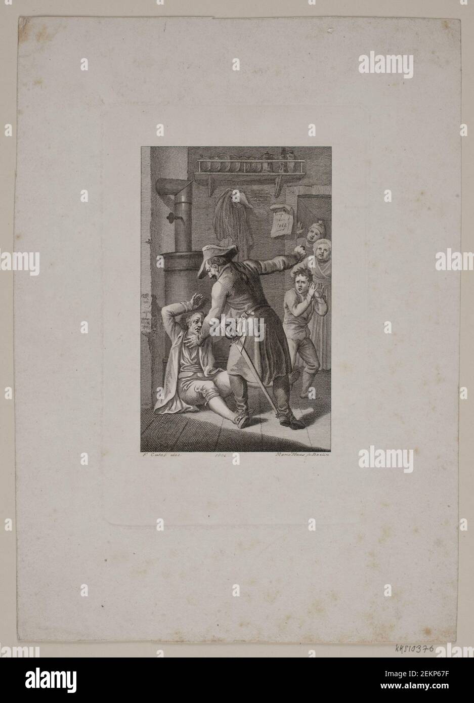 Meno Haas (1752-1833); Franz Ludwig Catel (1778-1856), Illustration, 1801 Stockfoto