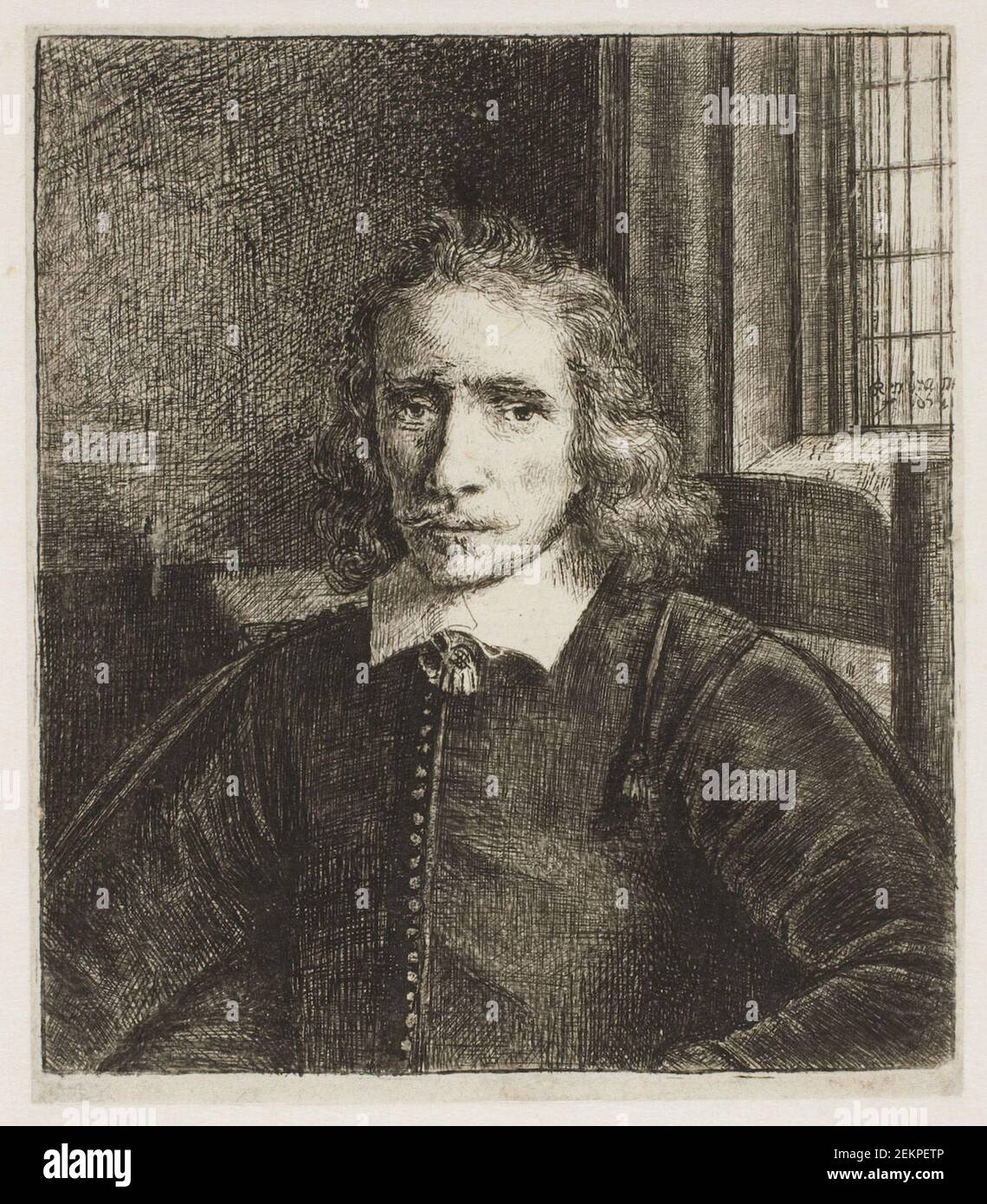 Rembrandt van Rijn (1606-1669), Thomas Jacobsz Haaring (Den Unge Haaring), 1655 Stockfoto