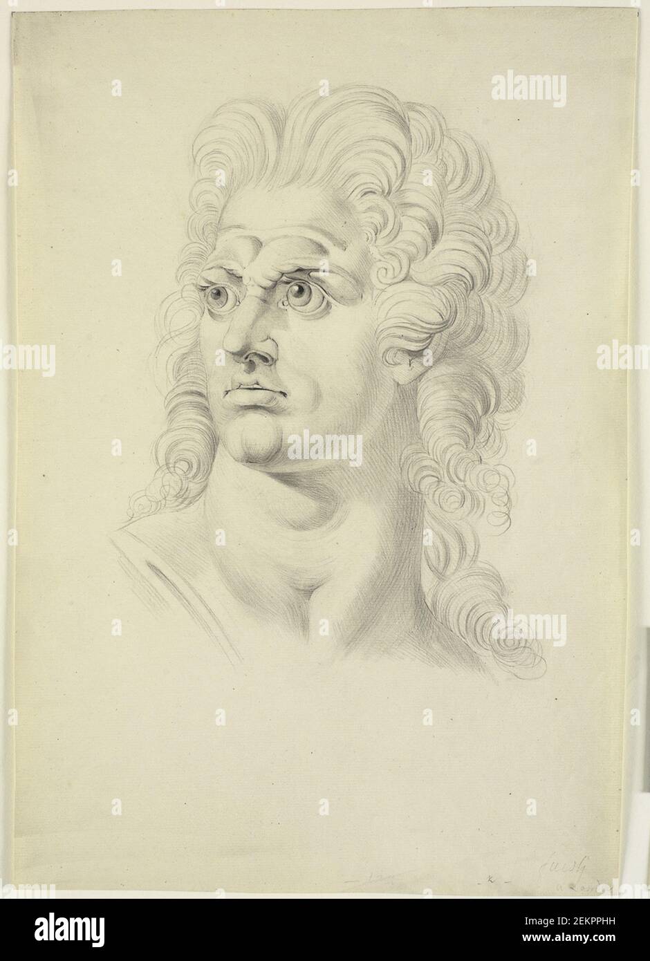 Unbekannt (-); Johann Heinrich Füsli (1741-1825); Johann Heinrich Füsli (1741-1825), Oberhaupt des Satans, nach 1786 Stockfoto