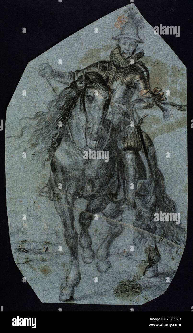 Unbekannt (1649-); Peter Paul Rubens (1577-1640), RyterSorkraet, vor 1650 Stockfoto