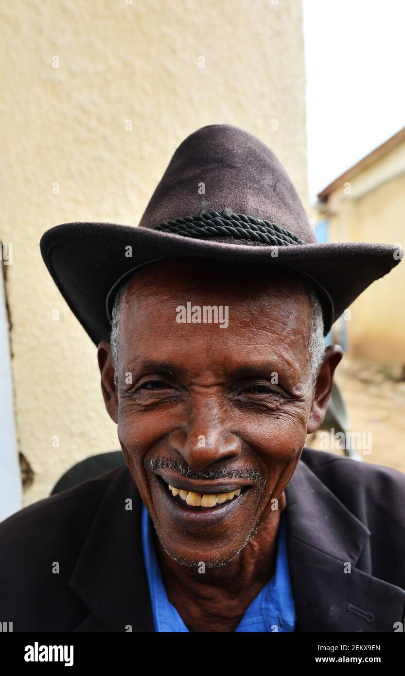 Porträt des ruandischen Mannes. Stockfoto