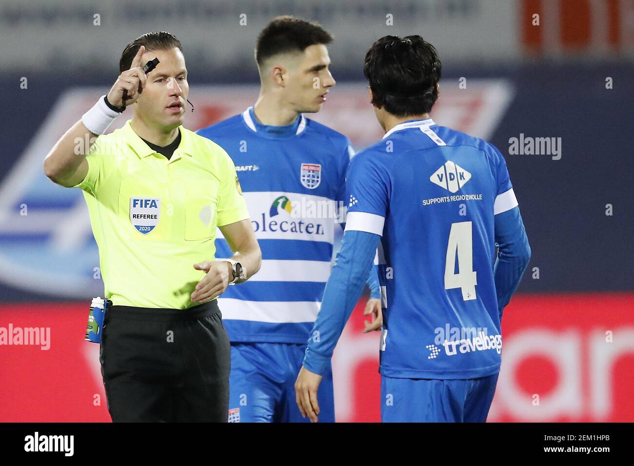 Zwolle 21 11 2020 Mac3park Stadion Fussball Saison 2020 2021 Eredivisie Pec Zwolle Fc Utrecht Danny Makkelie Foto Von Pro Shots Sipa Usa Stockfotografie Alamy