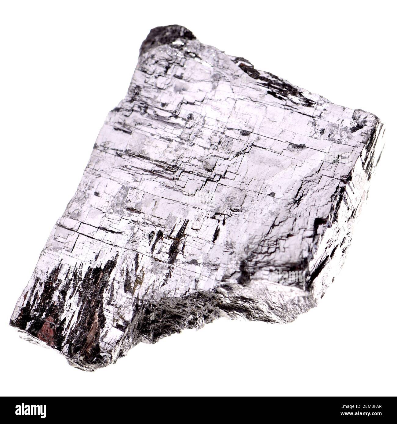 Galena (Leitung Sulfid) wichtigsten Erz von Blei Stockfoto