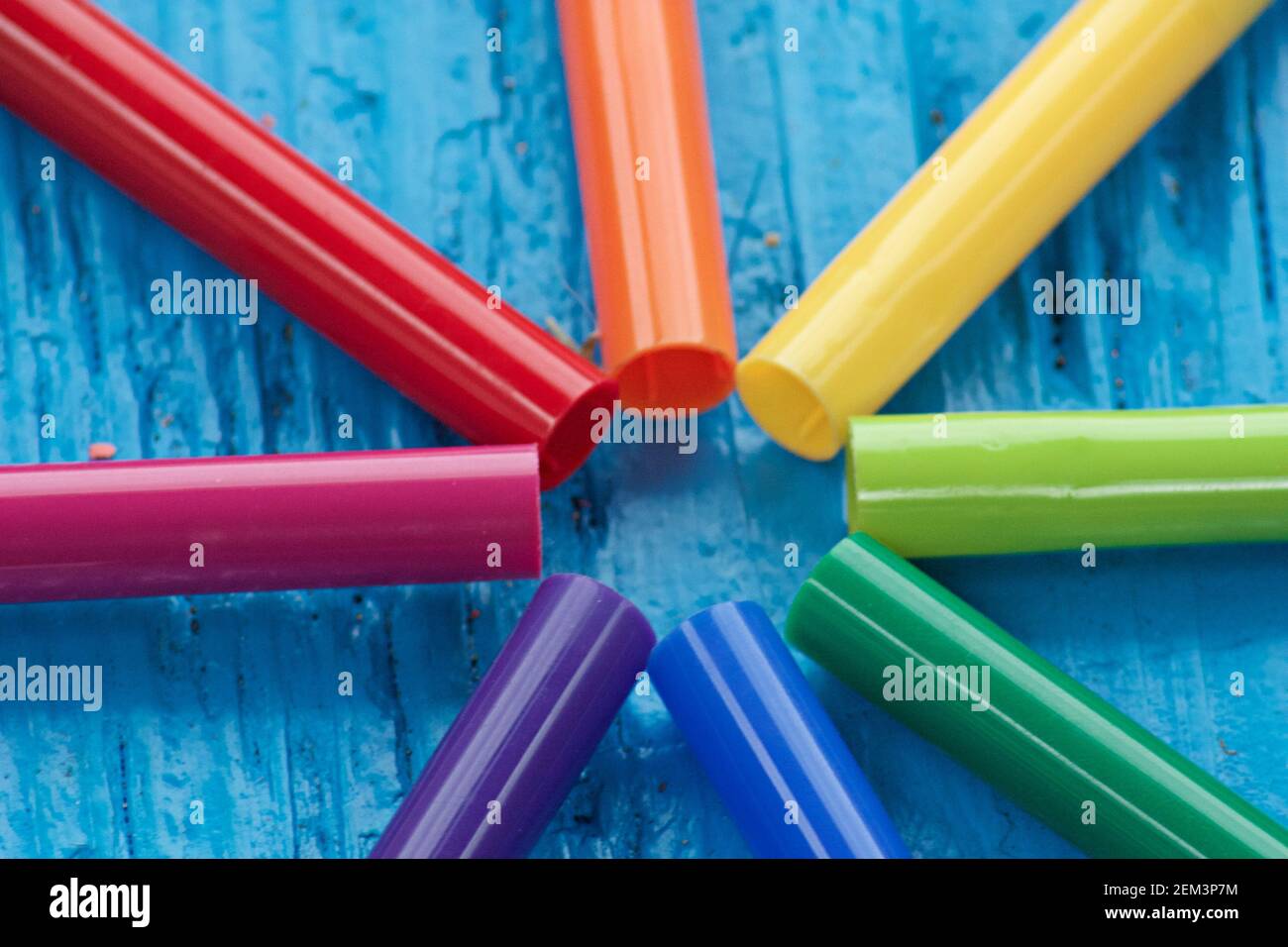 Farben Markierstift Stockfoto