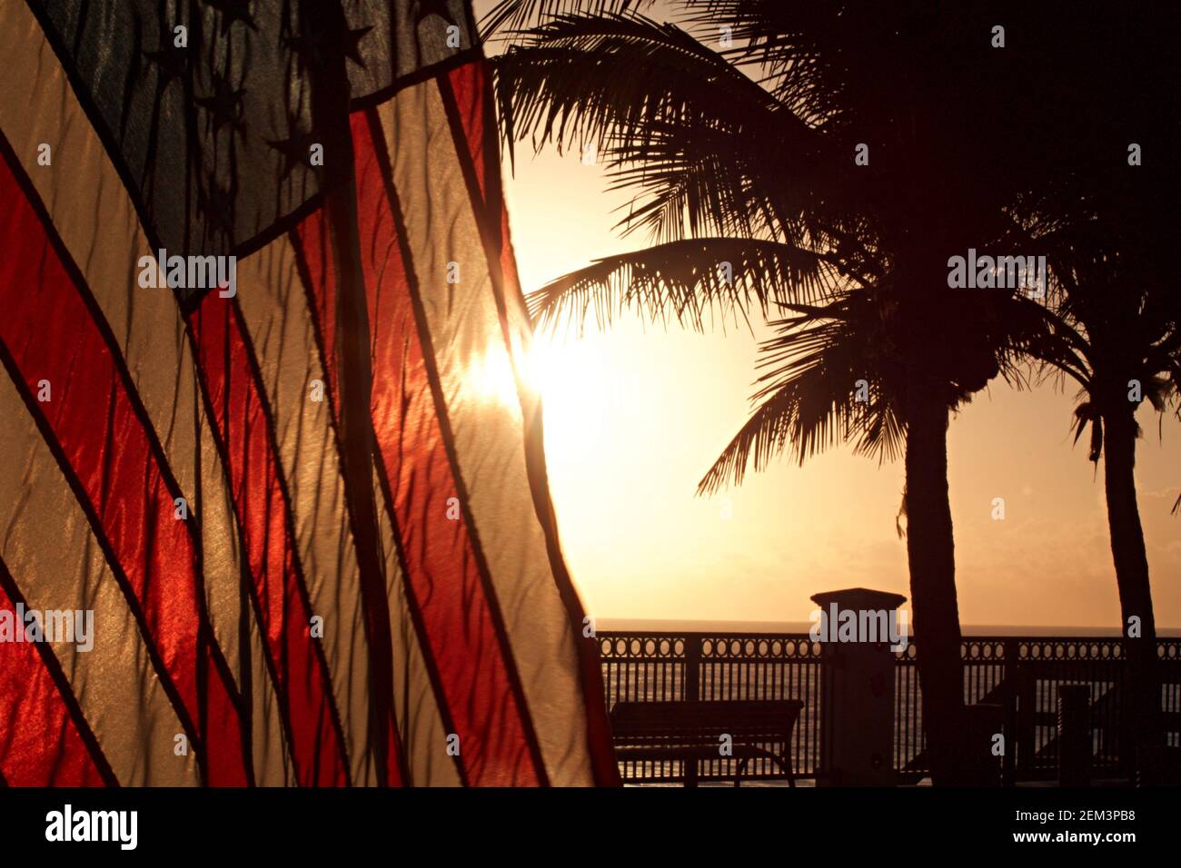 Flagge der Vereinigten Staaten von Amerika Stockfoto