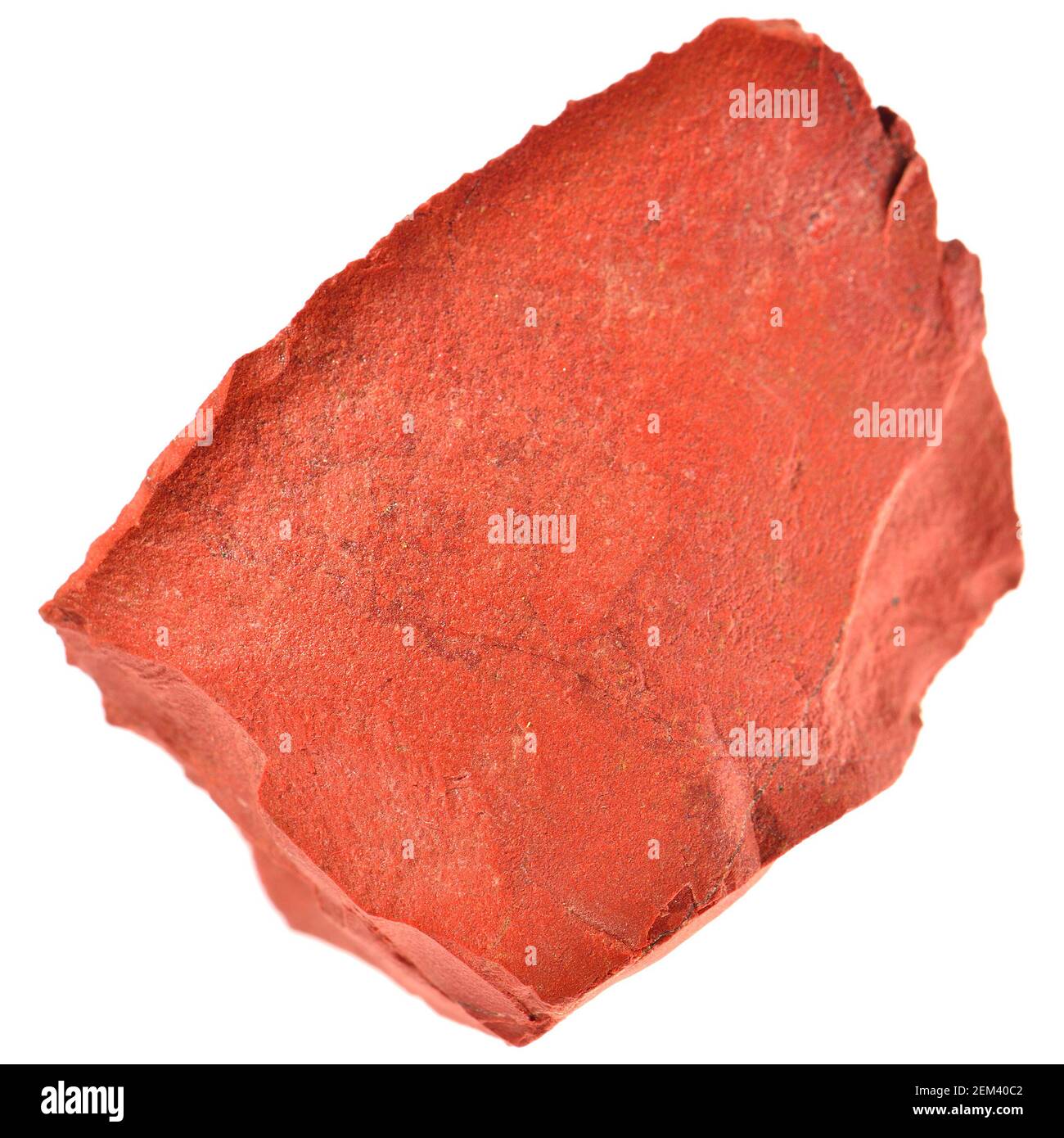 Red Jasper (UK) Sedimentgestein, gefärbt durch Eisengehalt (Hämatit) Stockfoto