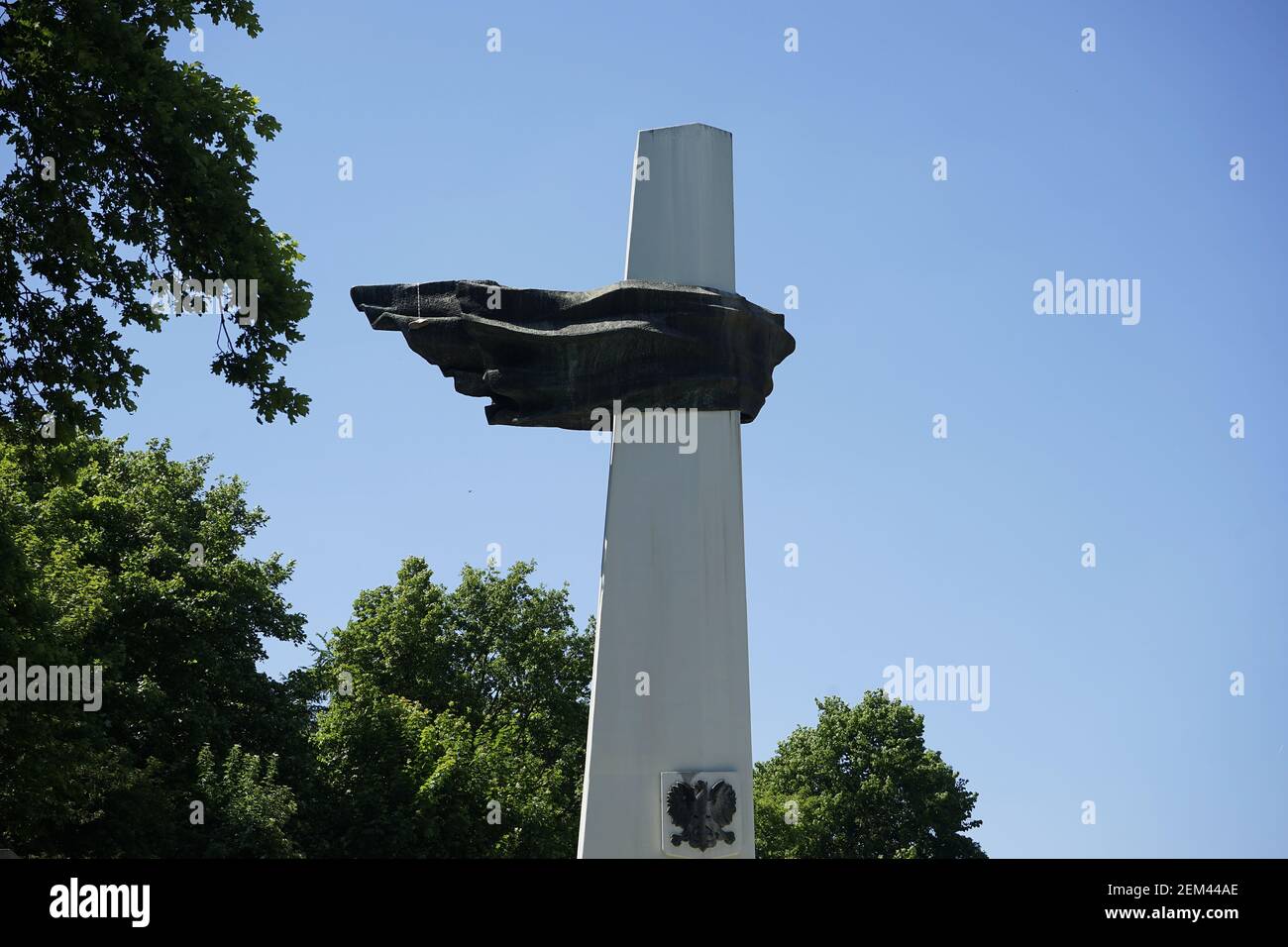 Denkmal des polnischen Soldaten und deutschen Antifaschisten im Volkspark Friedrichshain. Stockfoto