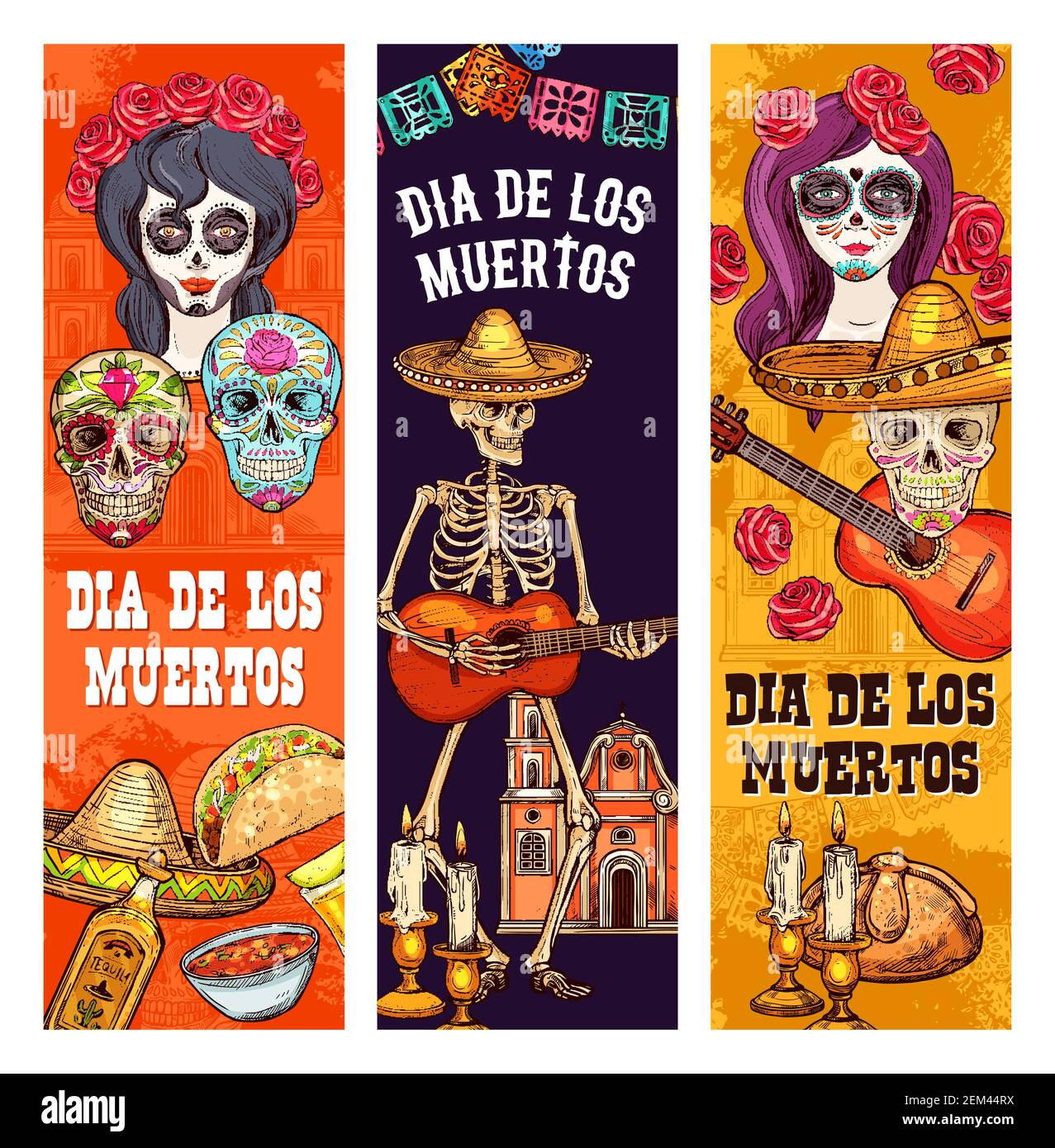 Allenjoy Tag Der Toten Hintergrund – Mexikanischer Dia De Los Muertos Fotohintergrund, 179,8x110 Cm, Für Partys & Fotoshootings