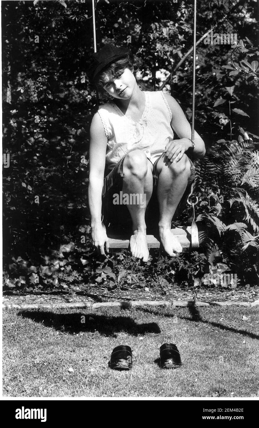 Helena Bonham Carter zu Hause in Hampstead Stockfoto