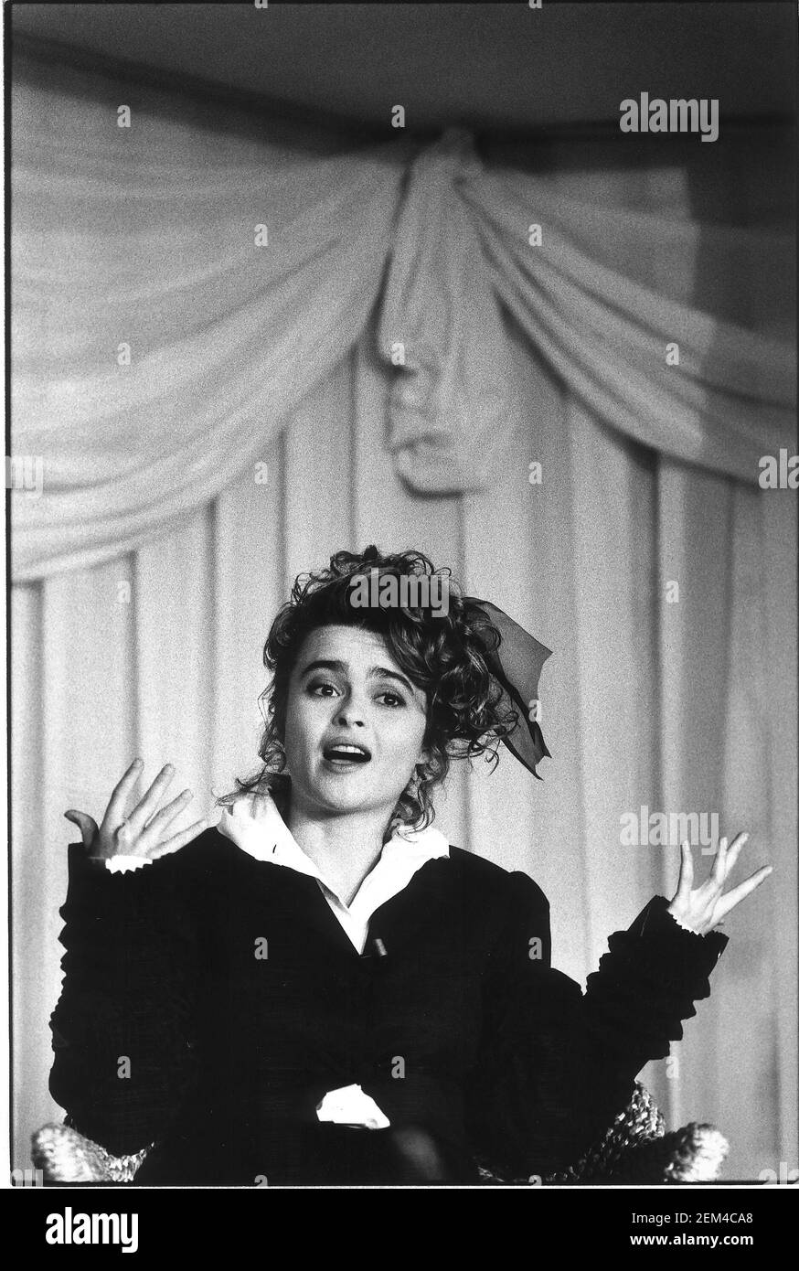 Helena Bonham Carter Neues Gesicht von Yardley Stockfoto