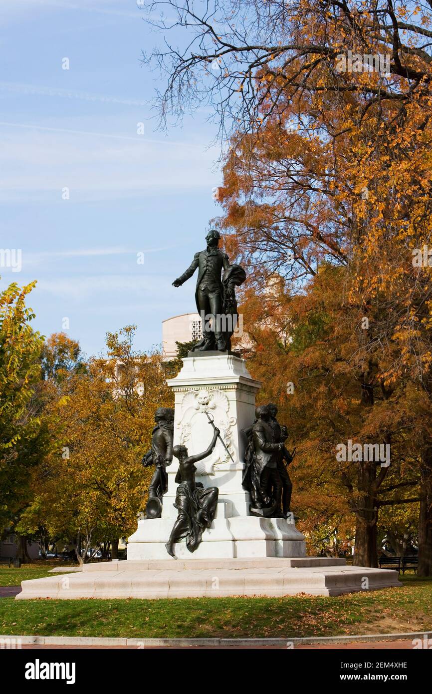 Statuen im Garten, Washington DC, Washington State, USA Stockfoto