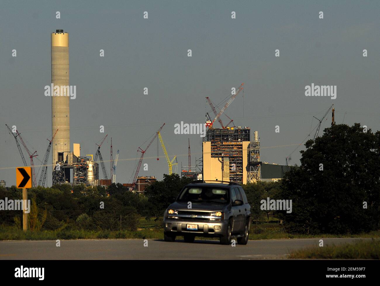 Prairie State Energy Campus wird 2010 im Südwesten errichtet Illinois Stockfoto