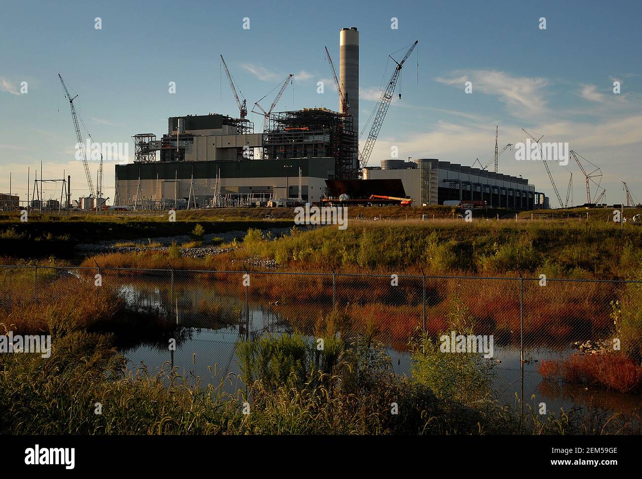 Prairie State Energy Campus wird 2010 im Südwesten errichtet Illinois Stockfoto