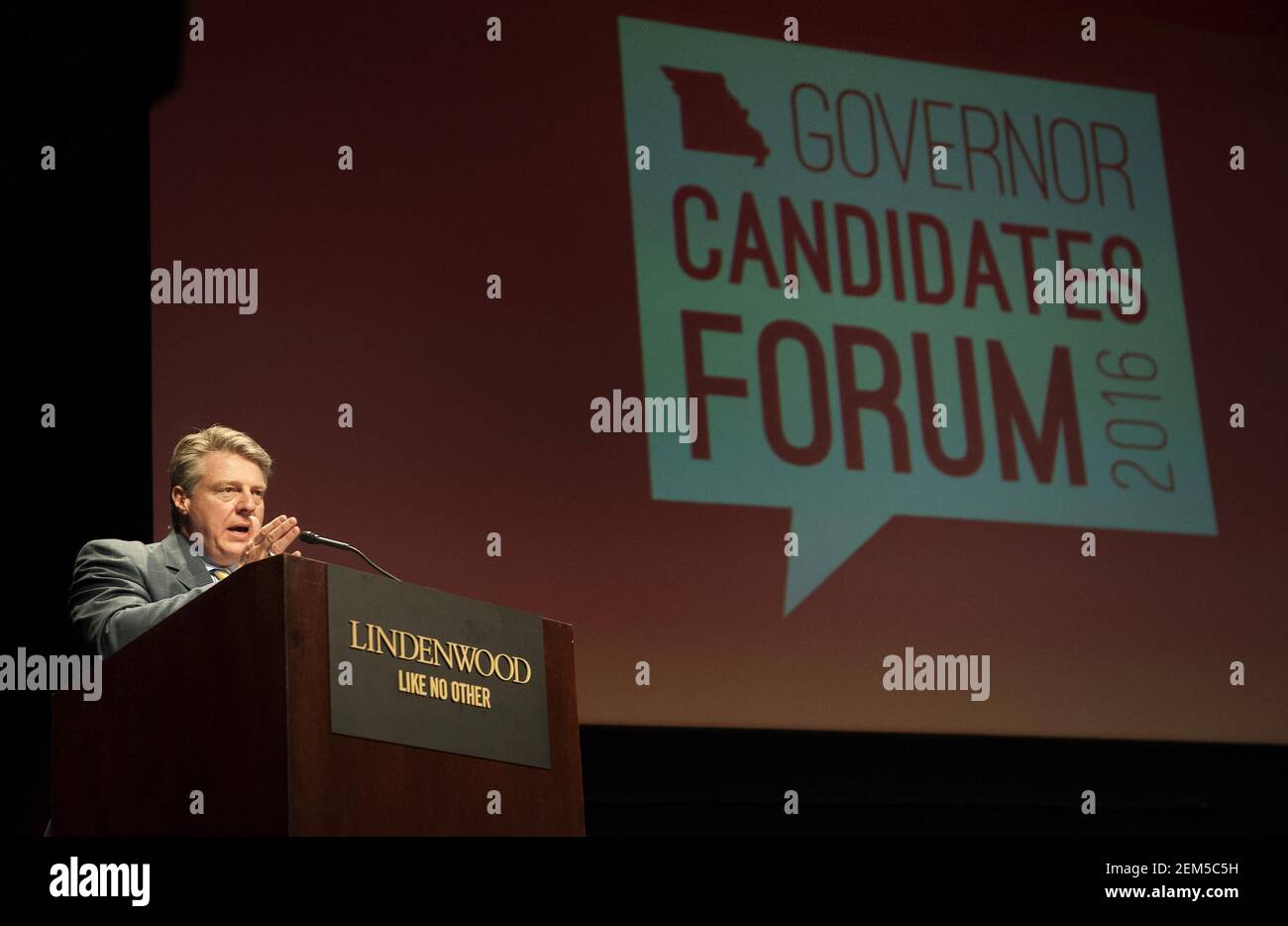 Missouri GOP Gouverneur Kandidaten Forum 2016 Stockfoto