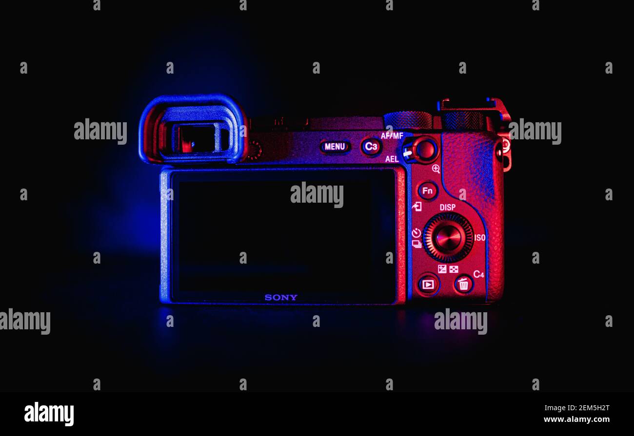 Brandneues Sony A6600. Eine APSC-Kamera Stockfoto