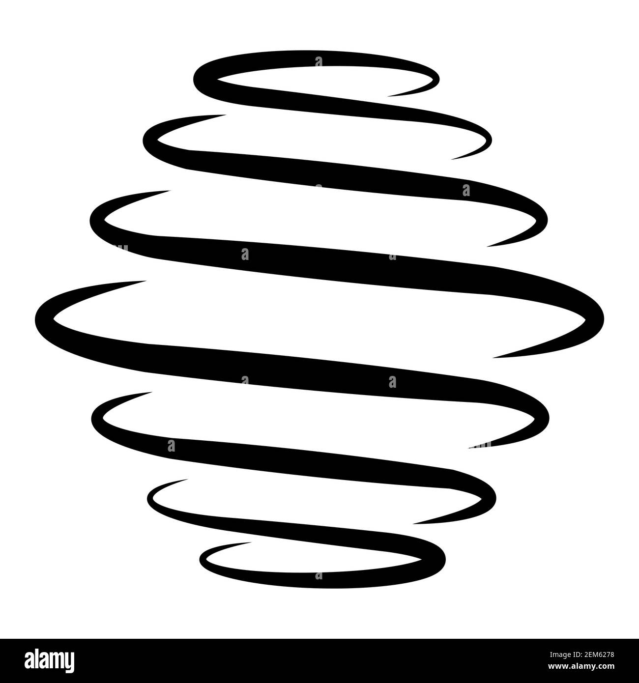 schild wirbeln Tornado, Vektor Hurrikan wirbeln Whirlpool abstrakten Frühling Stock Vektor