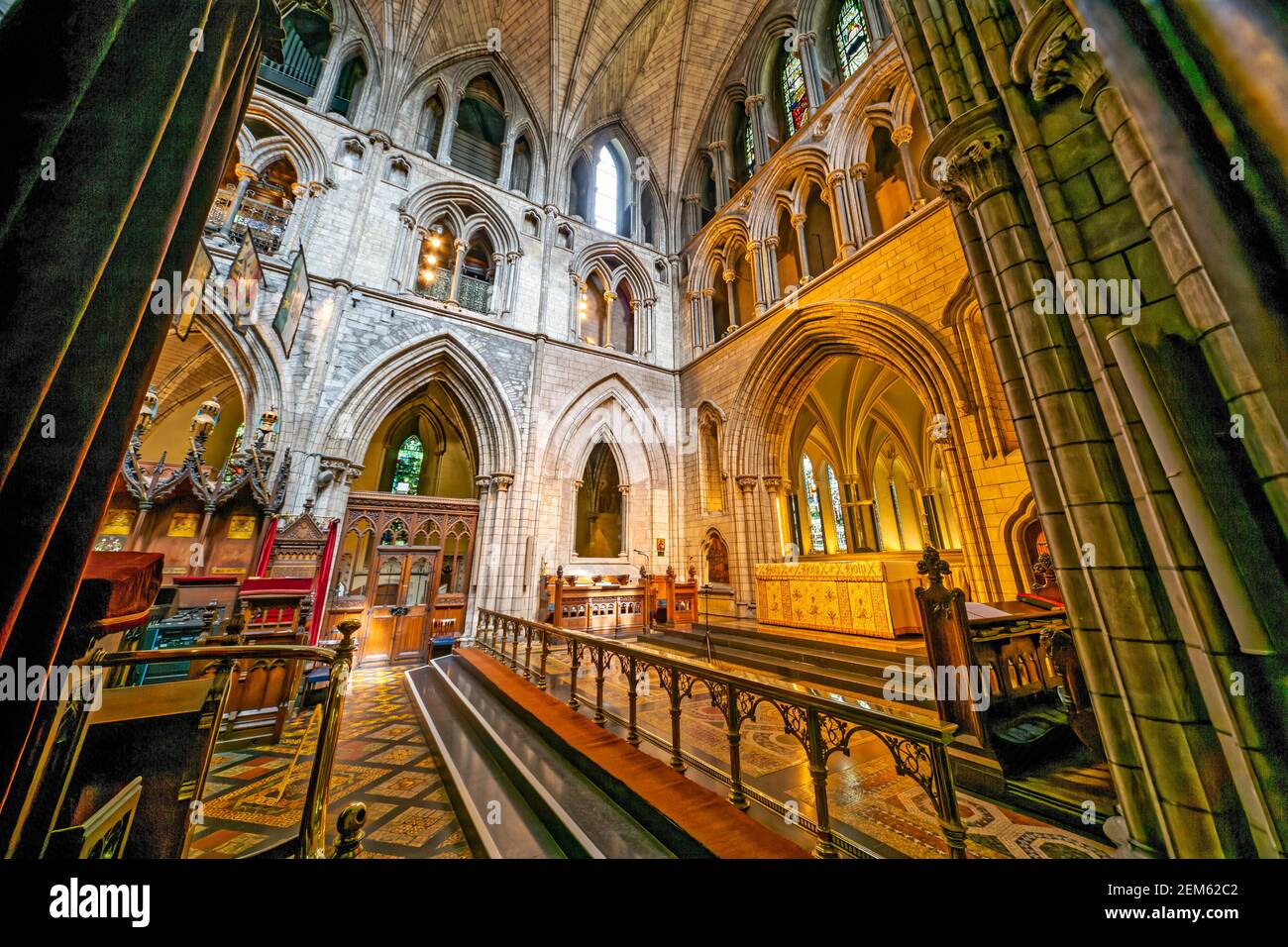 Dublin, Irland. 6th Mai 2016. Saint Patrick's Cathedral in Dublin, Irland, gegründet 1191, ist die nationale Kathedrale der Kirche von Irland. Stockfoto