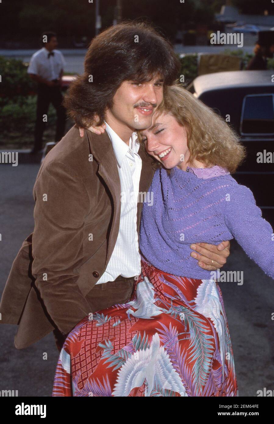 Dana Plato und Lanny Lambert um 1984. Quelle Ralph Dominguez/MediaPunch Stockfotografie Alamy