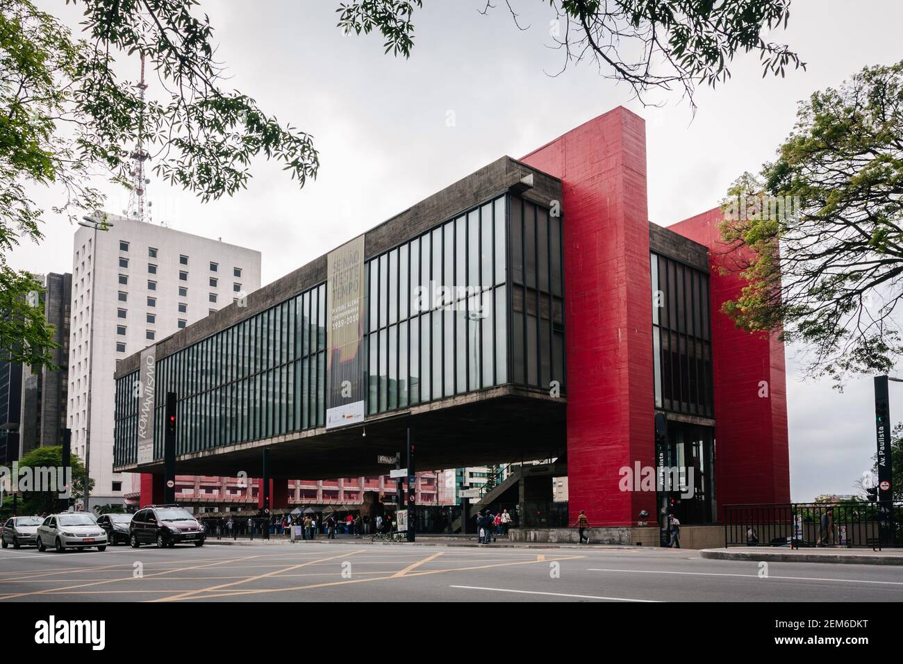 Museu de Arte de São Paulo Assis Chateaubriand (Kunstmuseum von São Paulo Assis Chateaubriand), Av Paulista, Sao Paulo, Brasilien Stockfoto