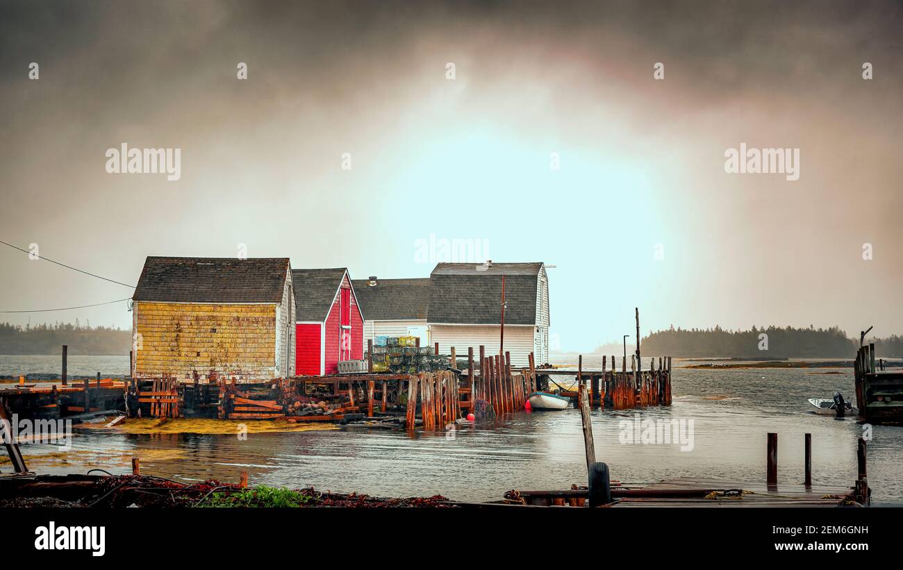 Szene in Nova Scotia Stockfoto