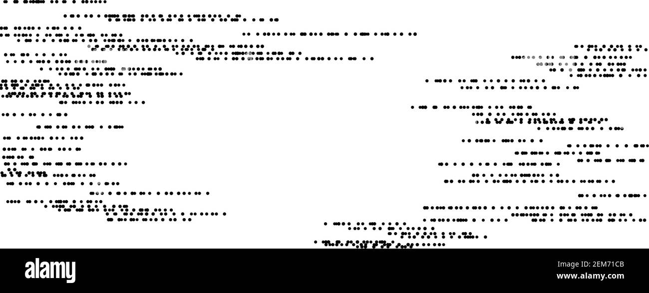 Punkt und Linie bestehend aus abstrakten Grafiken. Stock Vektor