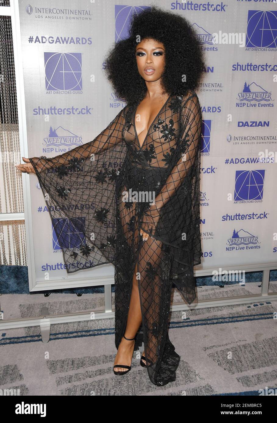 Javicia Leslie wird am Samstag, den 2. Februar 2019, bei den jährlichen