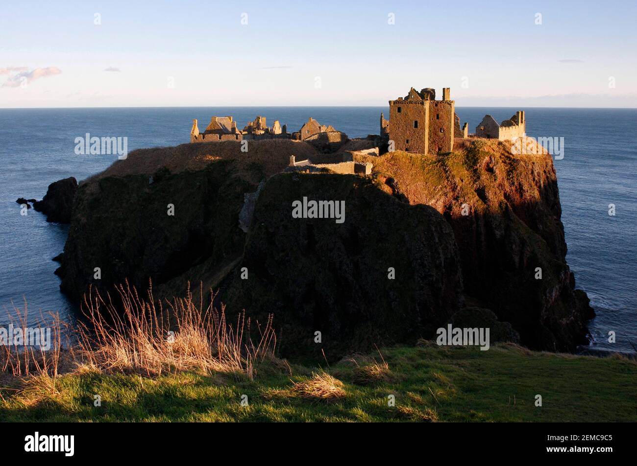 Dunnottar Castle, in der Nähe von Stonehaven, Aberdeenshire, Schottland Stockfoto