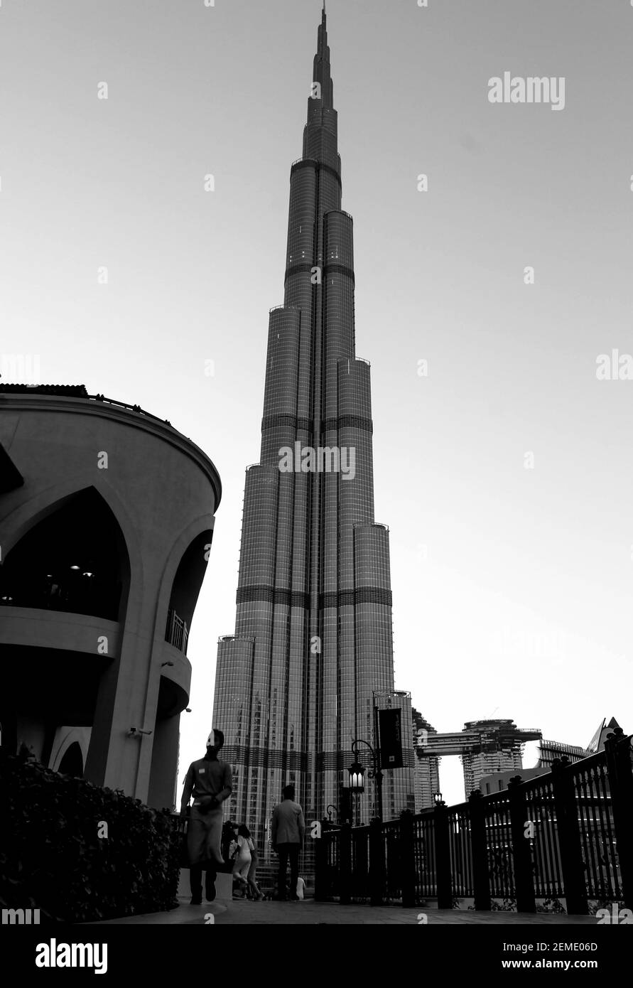 Burj khaleeefa in dubai VAE Stockfoto