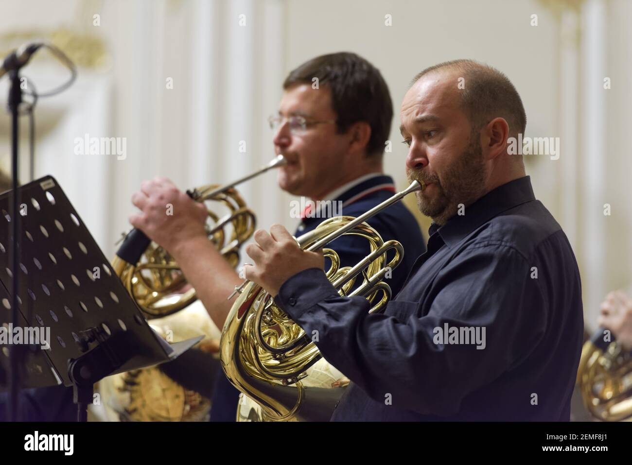 Horn musiker -Fotos und -Bildmaterial in hoher Auflösung – Alamy