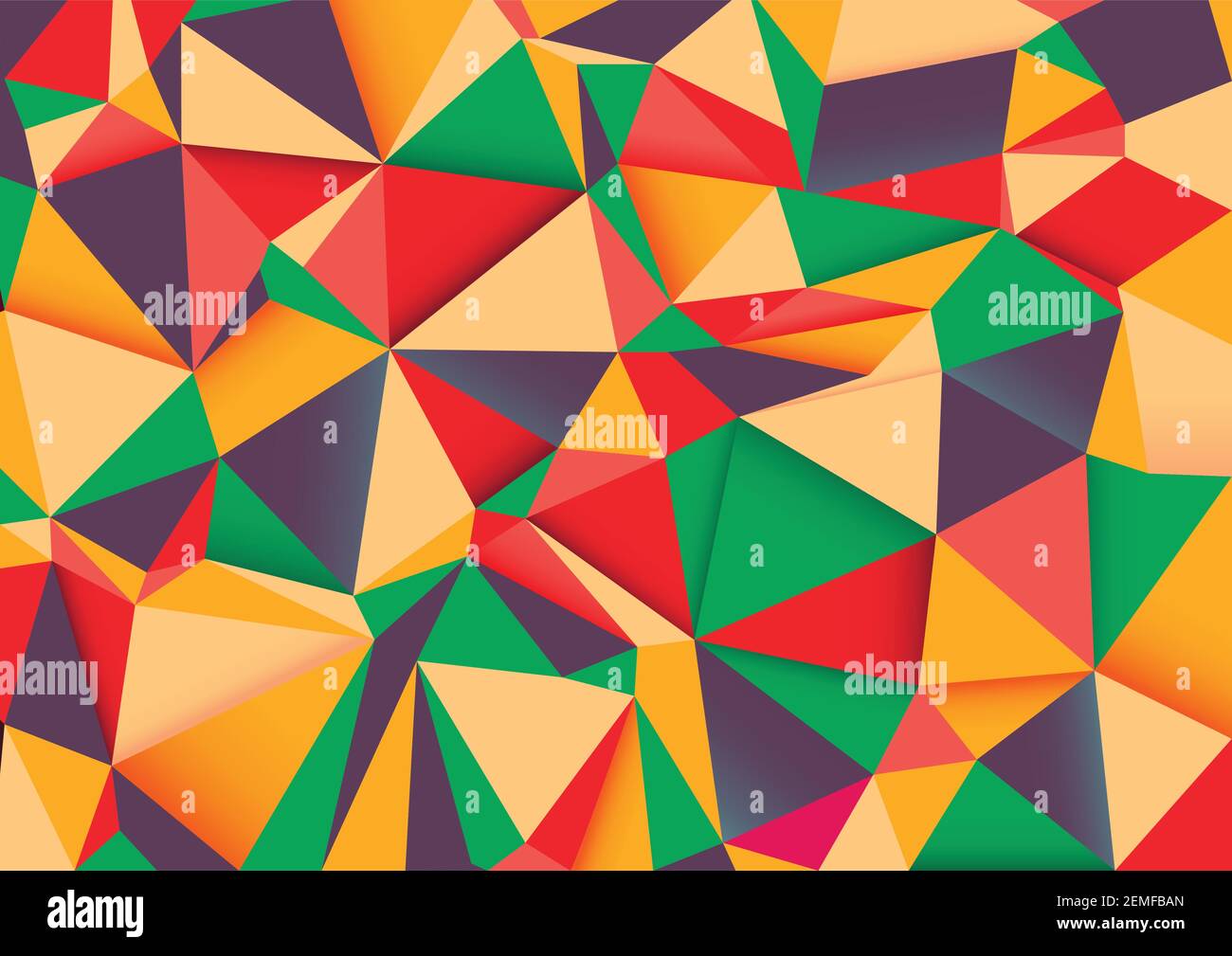 Multicolor geometrische rumpled dreieckige Low Poly style Farbverlauf Abbildung: grafik hintergrund. Vektor polygonalen Design für Ihr Business. Stock Vektor