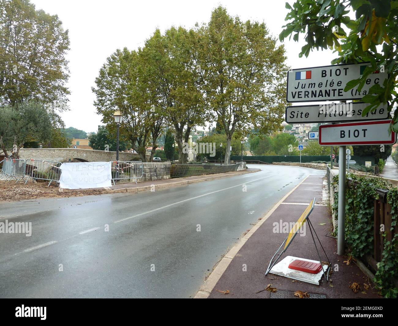 Nach Der Sintflut, Biot, Frankreich 2015 Stockfoto