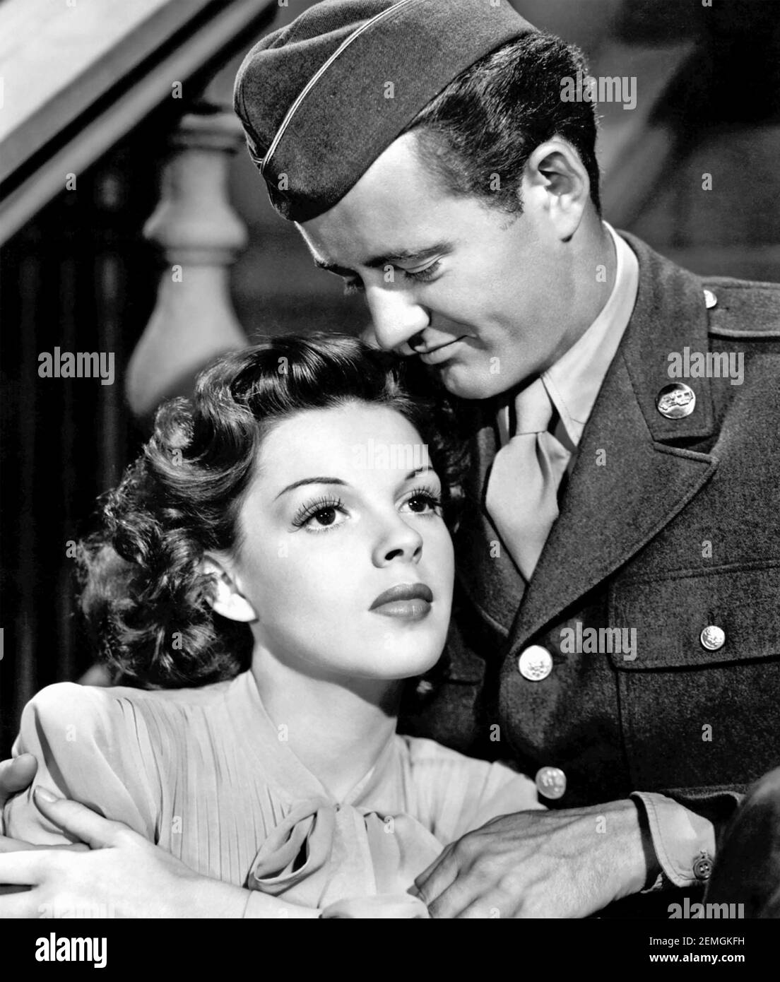 DIE Uhr 1945 MGM-Film mit Judy Garland und Robert Walker Stockfoto