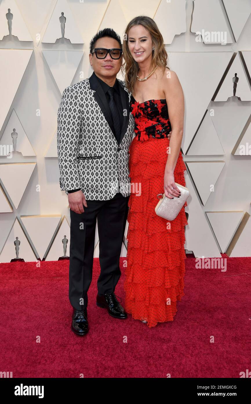 Matthew Libatique und Mary Ellen Vales beim Spaziergang auf dem roten  Teppich bei der Oscar-Verleihung 91st im Dolby Theater im Hollywood &  Highland Center in Los Angeles, Kalifornien, am 24. Februar 2019. (