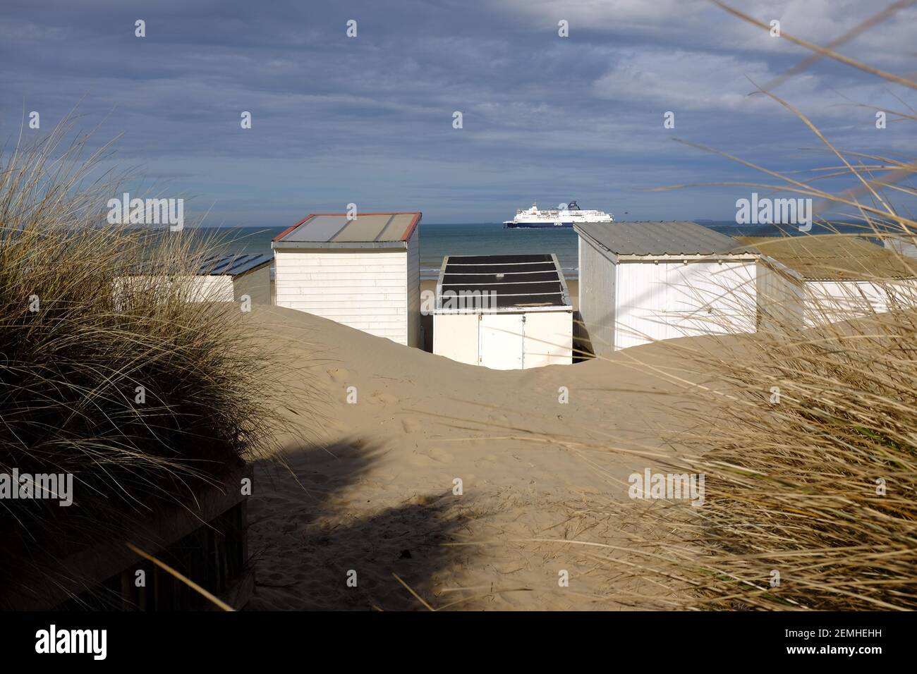 Chalets de Blériot, Frankreich Stockfoto