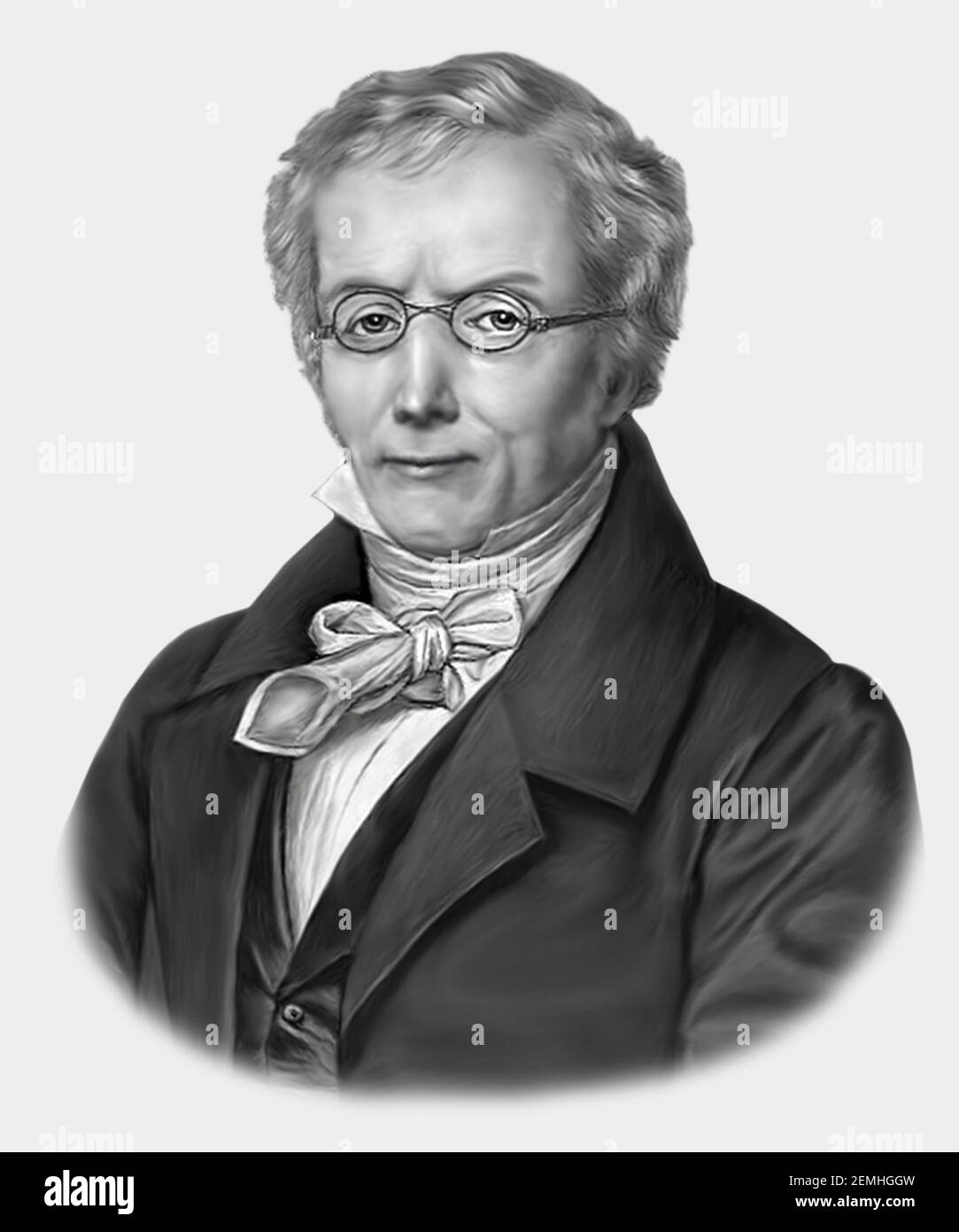 Jean Etienne Dominique Esquirol 1772-1840 Französischer Psychiater Stockfoto