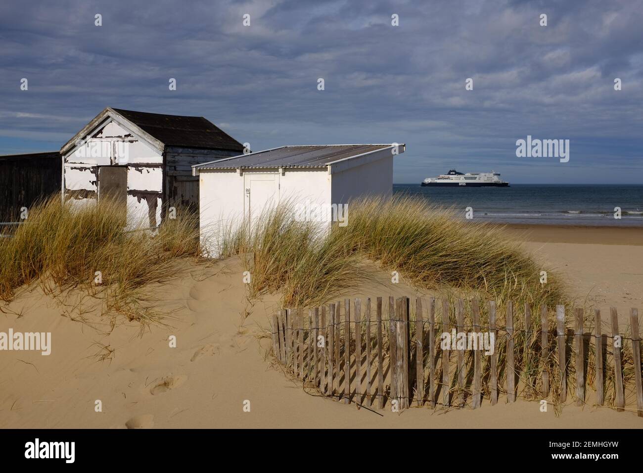 Chalets de Blériot, Frankreich Stockfoto