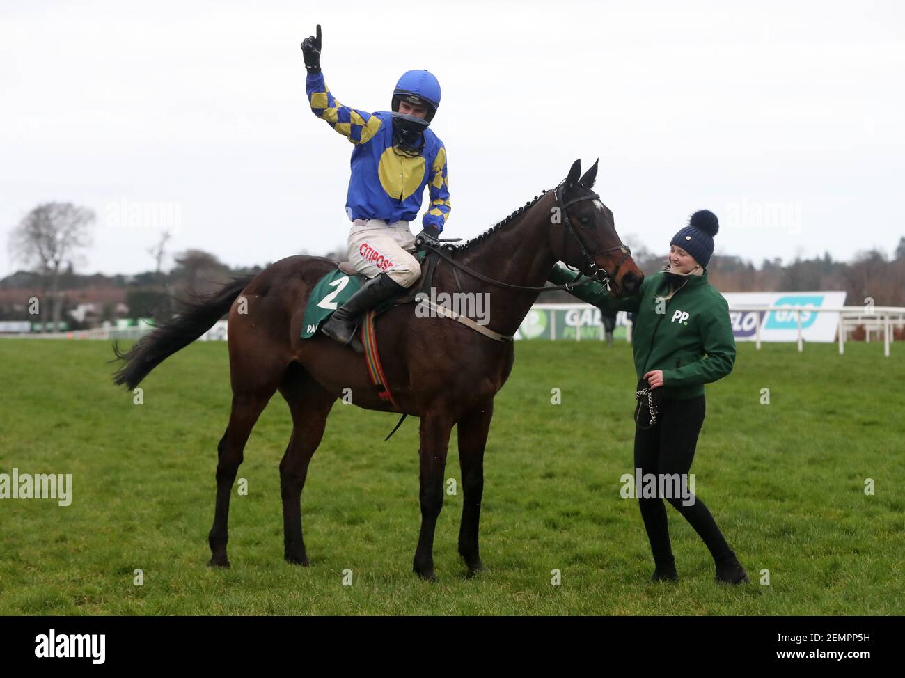 Aktenfoto vom 07-02-2021 von Kemboy und Jockey Danny Mullins. Bilddatum: Sonntag, 7. Februar 2021. Ausgabedatum: Donnerstag, 25. Februar 2021. Stockfoto