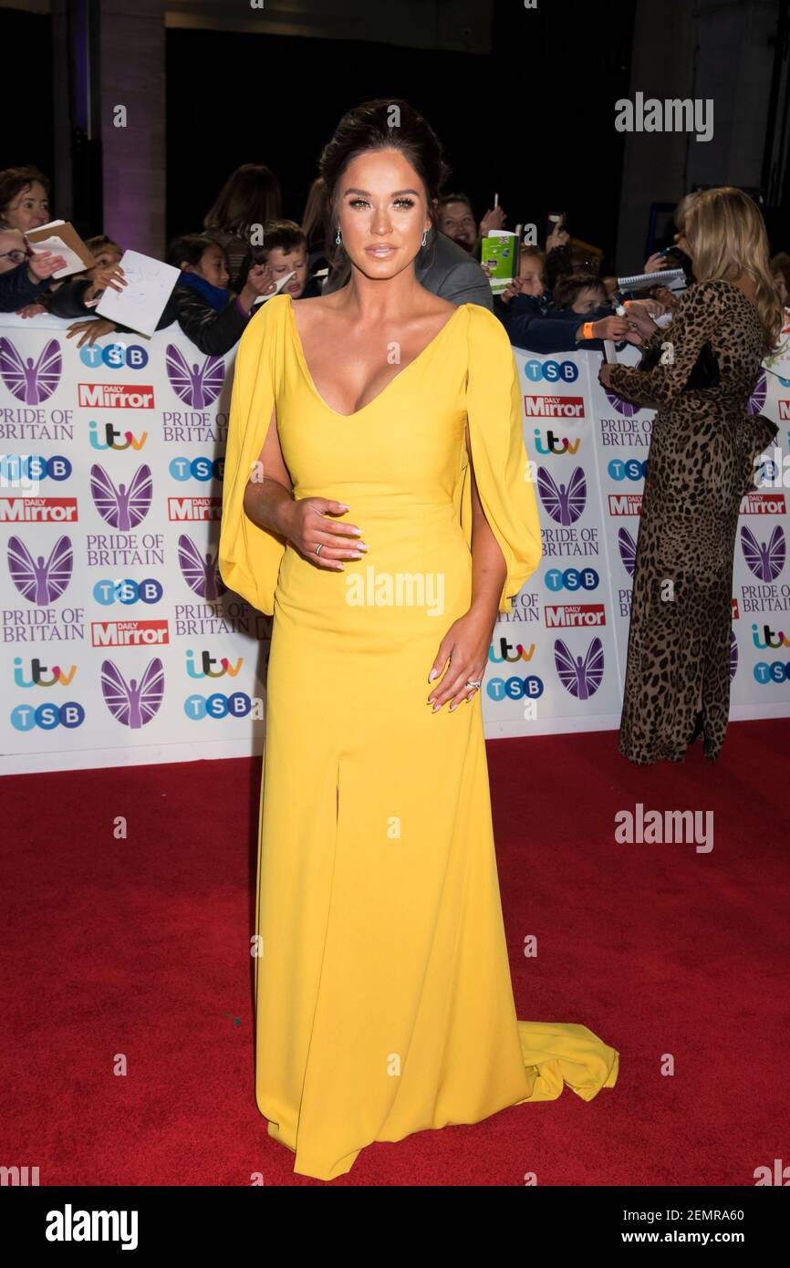 Vicky Pattison kommt bei den Daily Mirror Pride of Britain Awards 2018 im Grosvenor Hotel in London an. Bilddatum: Montag, 29th. Oktober 2018. Bildnachweis sollte lauten: David Jensen/ Stockfoto