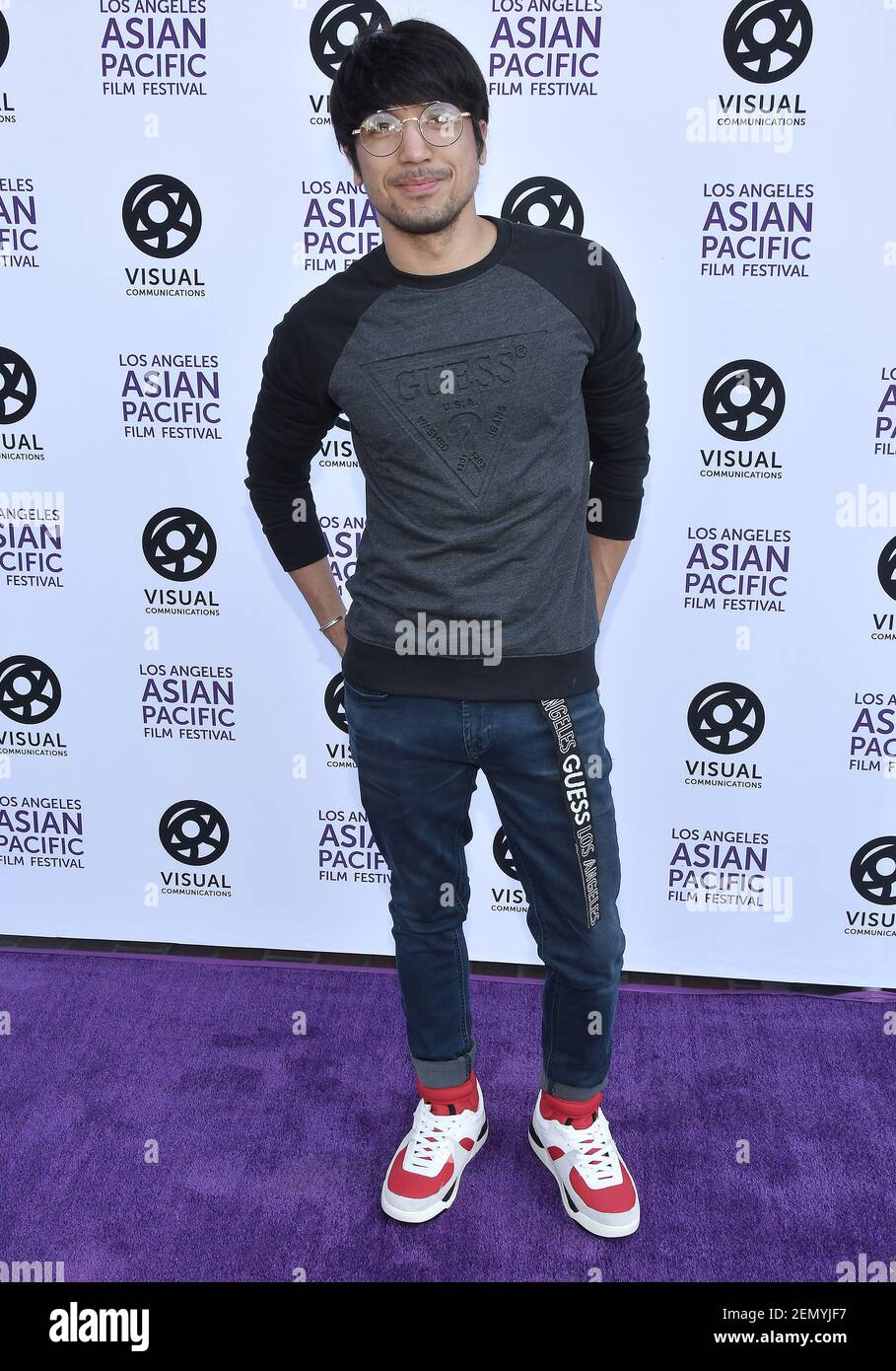 Schauspieler Jejie Esguerra beim Asian Pacific Film Festival 2019 in Los Angeles - 'Go Back to China' Los Angeles Premiere im ARATANI Theater im Japanese Amer?ican Cultural & Community Center in Los Angeles, CA am Samstag, 4. Mai 2019. (Foto von Sthanlee B. Mirador/Sipa USA) Stockfoto