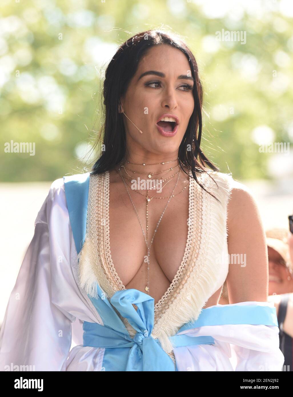 NAPA, KALIFORNIEN - MAI 24: Brie Bella der Bella Twins auf der Bühne während BottleRock Napa Valley 2019 bei Napa Valley Expo am 24. Mai 2019 in Napa, Kalifornien. Foto: ImageSPACE/Sipa USA Stockfoto