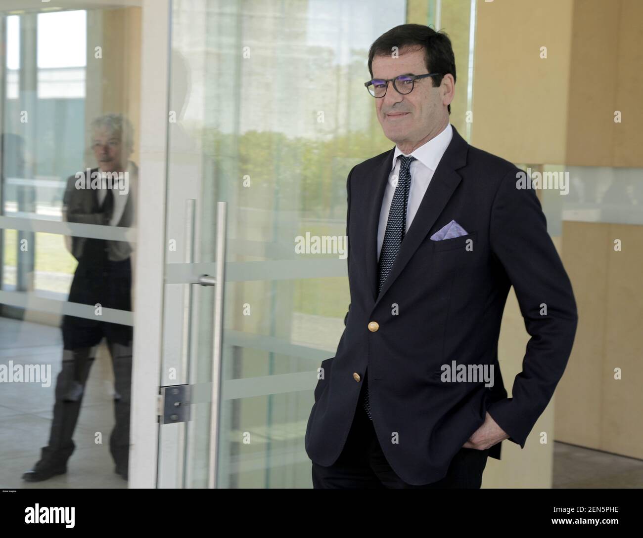 Matosinhos 05 13 2019 Begrabnis Von Aureliano Veloso Vater Von Rui Veloso Musiker Im Tanatorium Von Matosinhos Rui Moreira Am Ausgang Des Tanatorio Amin Chaar Global Images Sipa Usa Stockfotografie Alamy