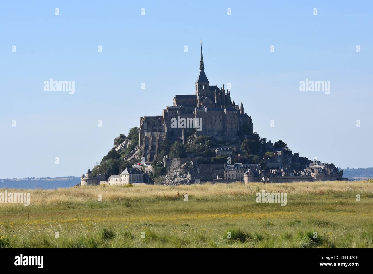Le Mont Saint Michel, Normandie, Frankreich Stockfoto